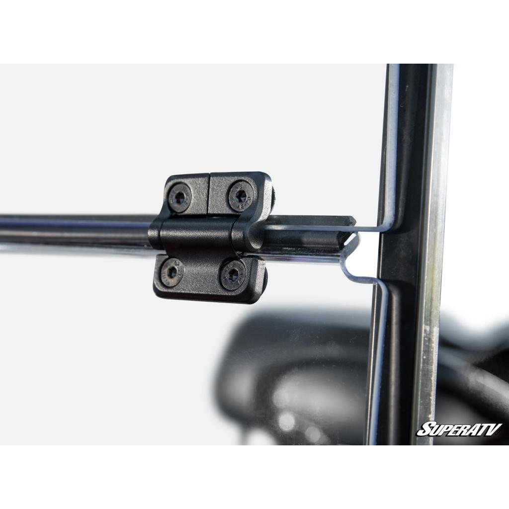 SuperATV Corsa Blue Club Car Precedent Flip Down Vented Windshield - MojoMotoSport.com