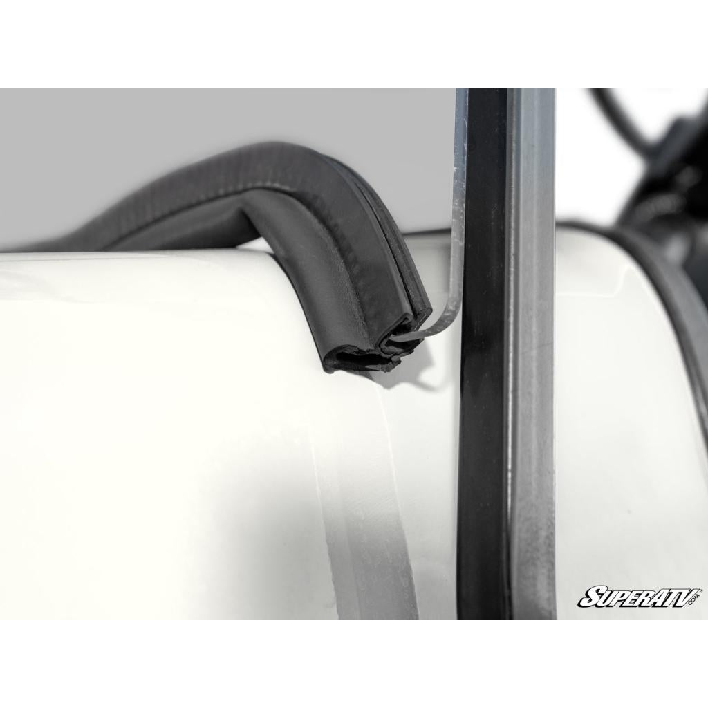 SuperATV Corsa Blue Club Car Precedent Flip Down Vented Windshield - MojoMotoSport.com