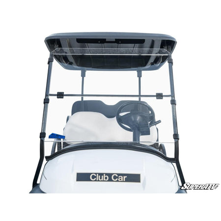 SuperATV Corsa Blue Club Car Precedent Flip Down Windshield - MojoMotoSport.com