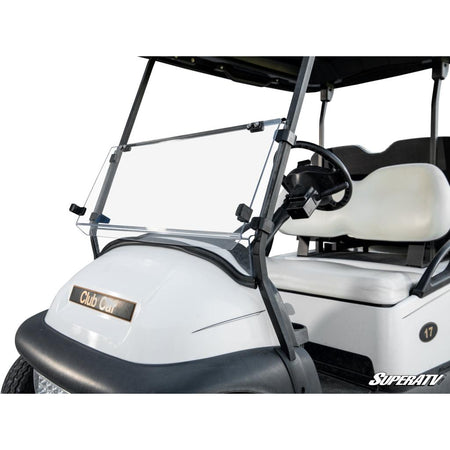 SuperATV Corsa Blue Club Car Precedent Flip Down Windshield - MojoMotoSport.com