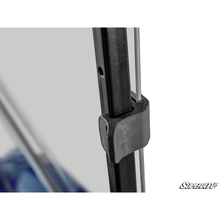 SuperATV Corsa Blue Club Car Tempo Flip Down Windshield - MojoMotoSport.com