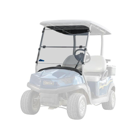 SuperATV Corsa Blue Club Car Tempo Flip Down Windshield - MojoMotoSport.com