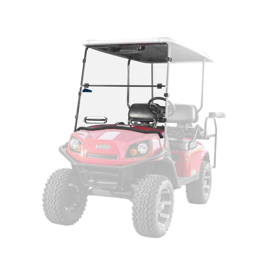 SuperATV Corsa Blue E - Z - GO Express S Flip Down Windshield - MojoMotoSport.com