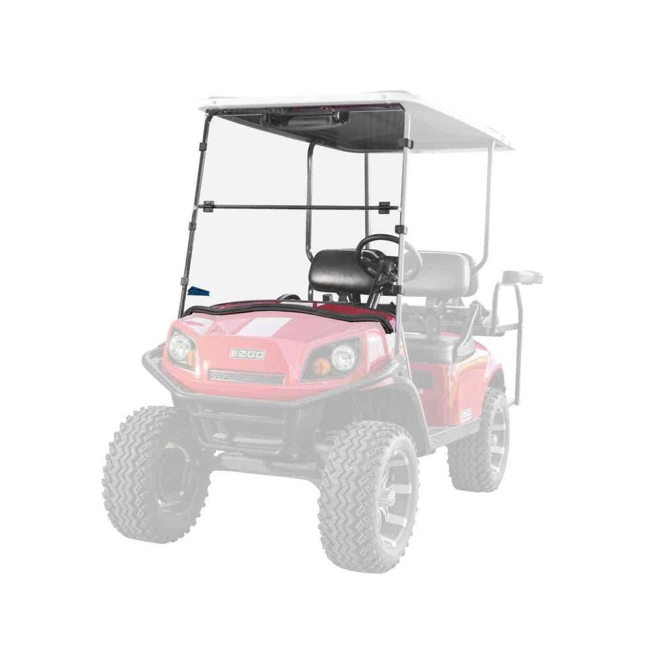 SuperATV Corsa Blue E - Z - GO Express S Flip Down Windshield - MojoMotoSport.com