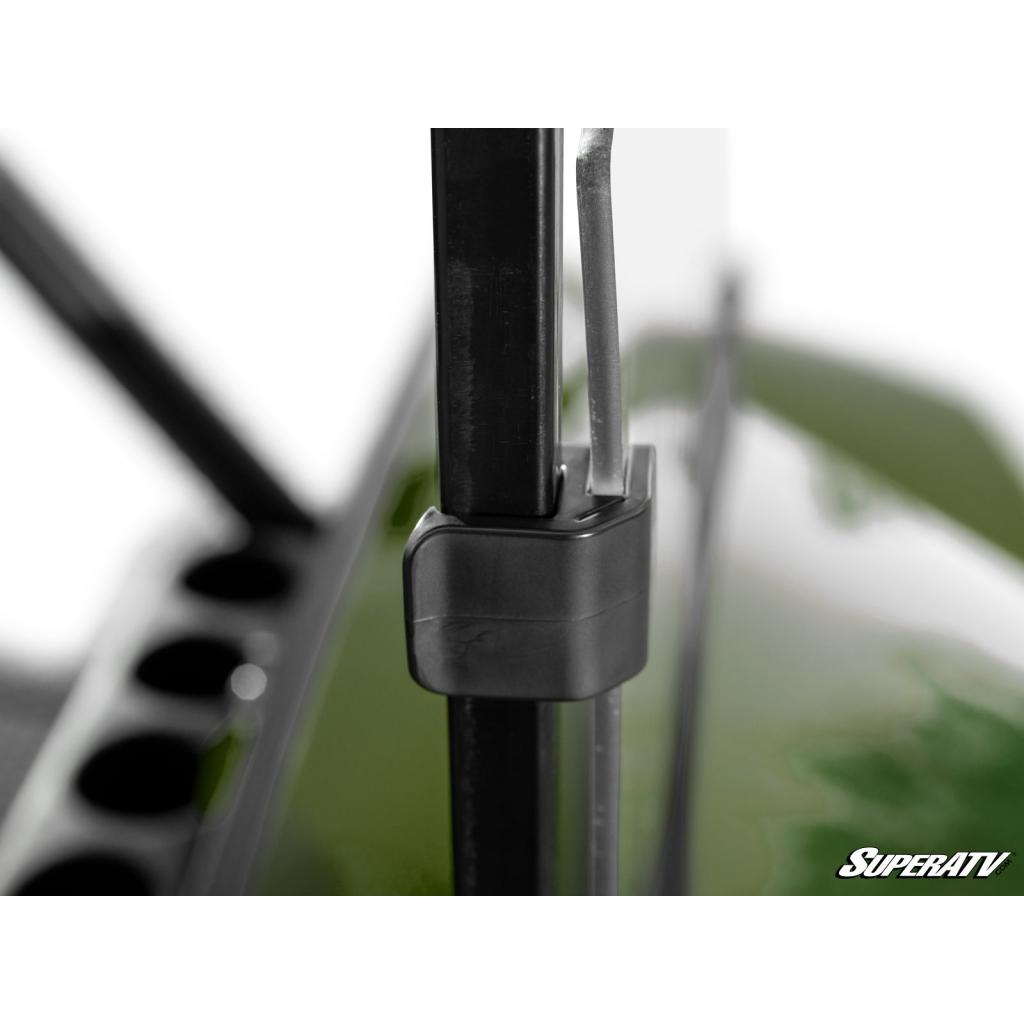 SuperATV Corsa Blue E - Z - GO Freedom TXT Scratch - Resistant Flip Down Windshield - MojoMotoSport.com