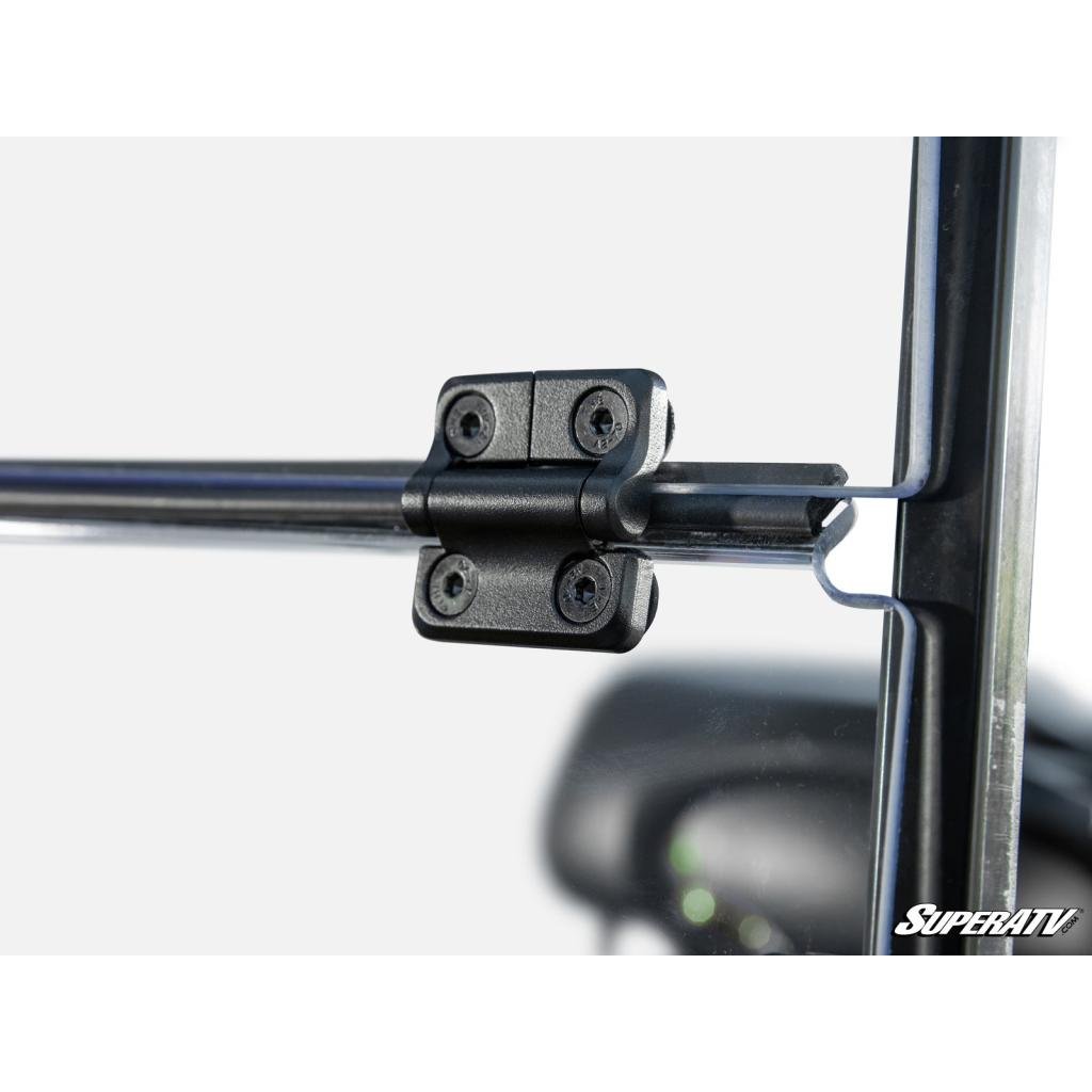 SuperATV Corsa Blue E - Z - GO Freedom TXT Scratch - Resistant Flip Down Windshield - MojoMotoSport.com