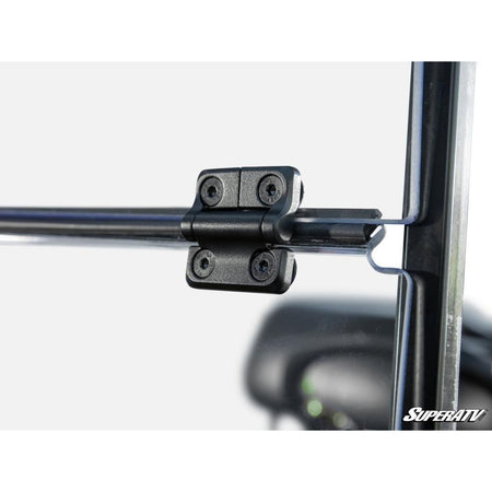 SuperATV Corsa Blue E - Z - GO Freedom TXT Scratch - Resistant Flip Down Windshield - MojoMotoSport.com