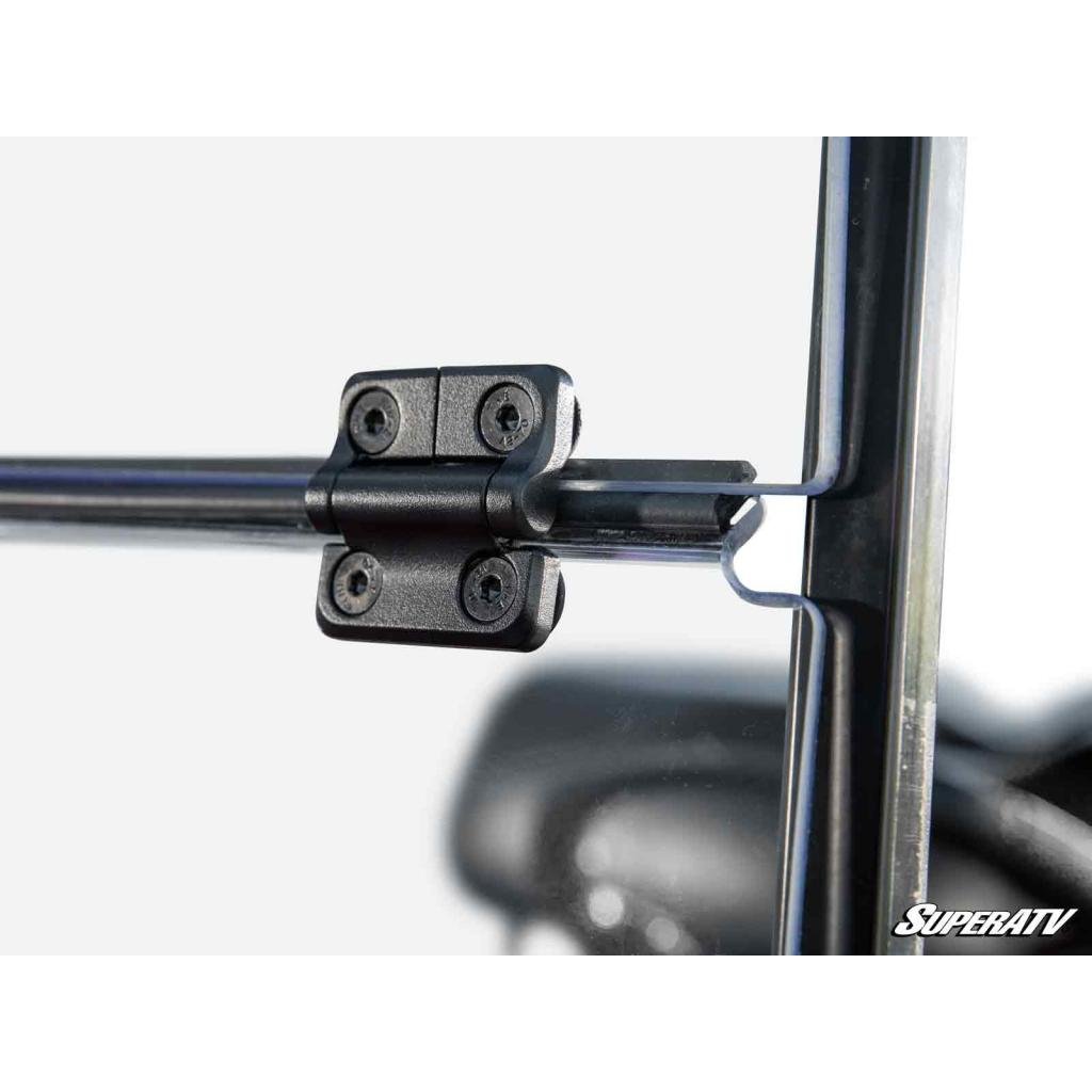 SuperATV Corsa Blue Yamaha Drive 2 Flip Down Windshield - MojoMotoSport.com