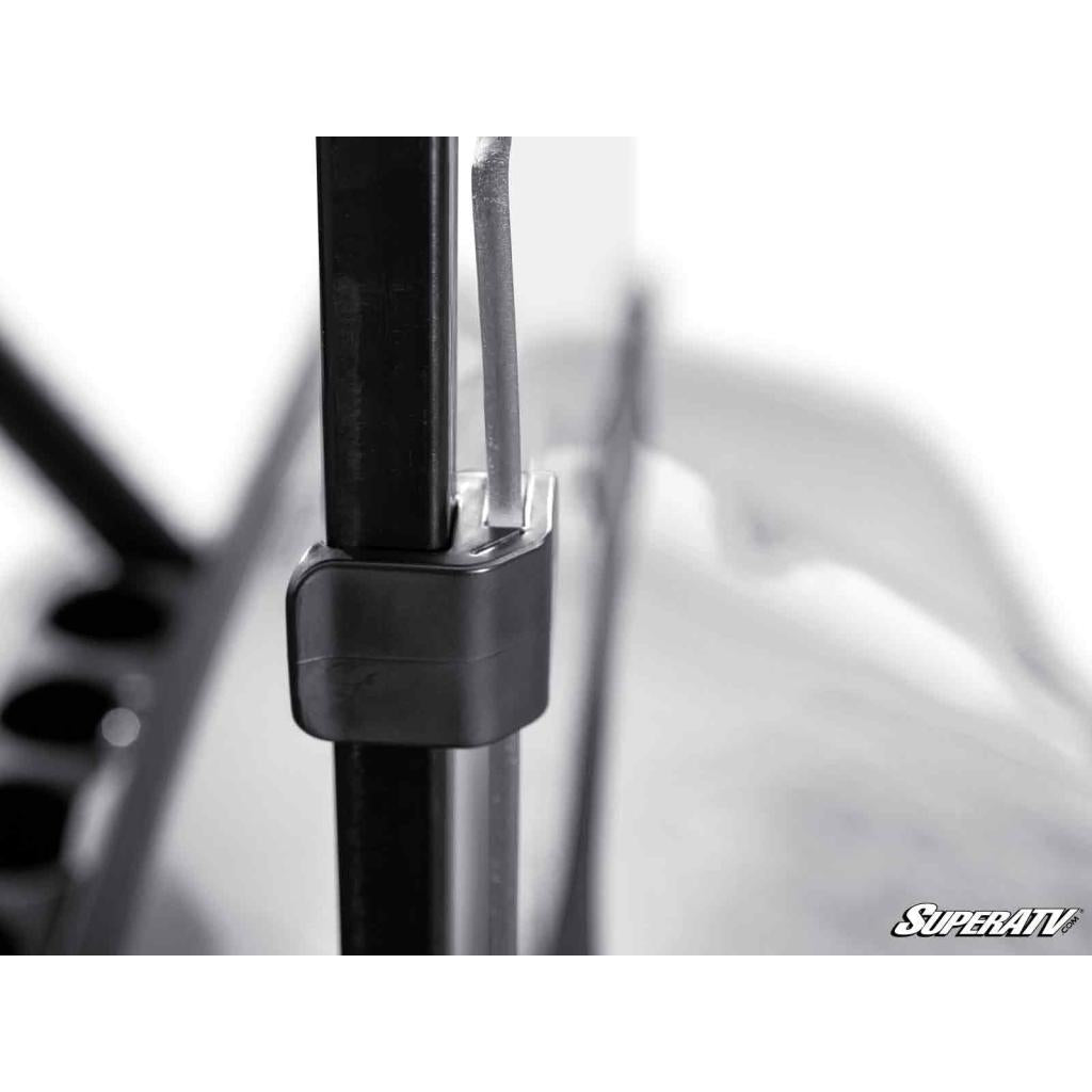 SuperATV Corsa Blue Yamaha Drive 2 Flip Down Windshield - MojoMotoSport.com