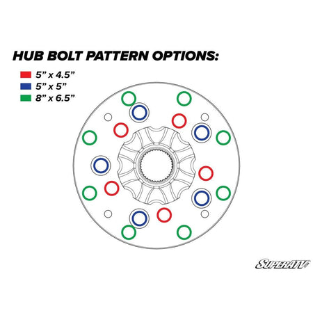 SuperATV GDP Portal Universal Truck/Jeep Hubs - MojoMotoSport.com