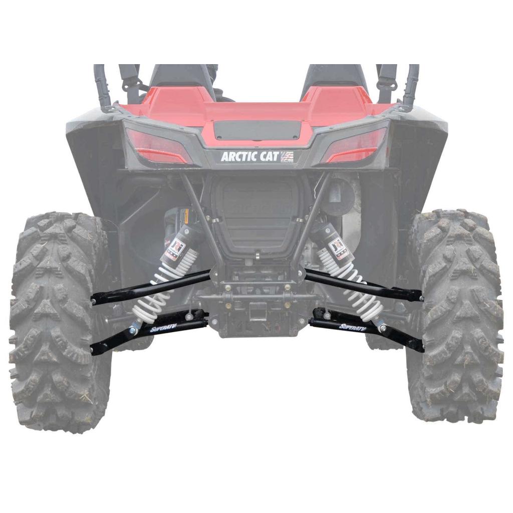 SuperATV High Clearance Rear A - Arms Arctic Cat Wildcat Sport 2015 - 2019 - MojoMotoSport.com