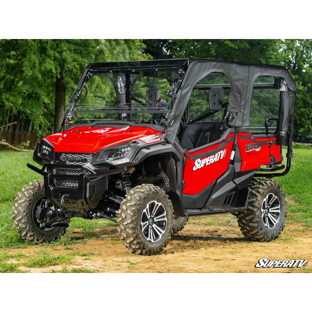SuperATV Honda Pioneer 1000 - 5 Primal Soft Cab Enclosure Upper Doors - MojoMotoSport.com