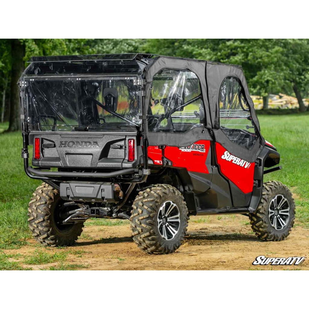 SuperATV Honda Pioneer 1000 - 5 Primal Soft Cab Enclosure Upper Doors - MojoMotoSport.com