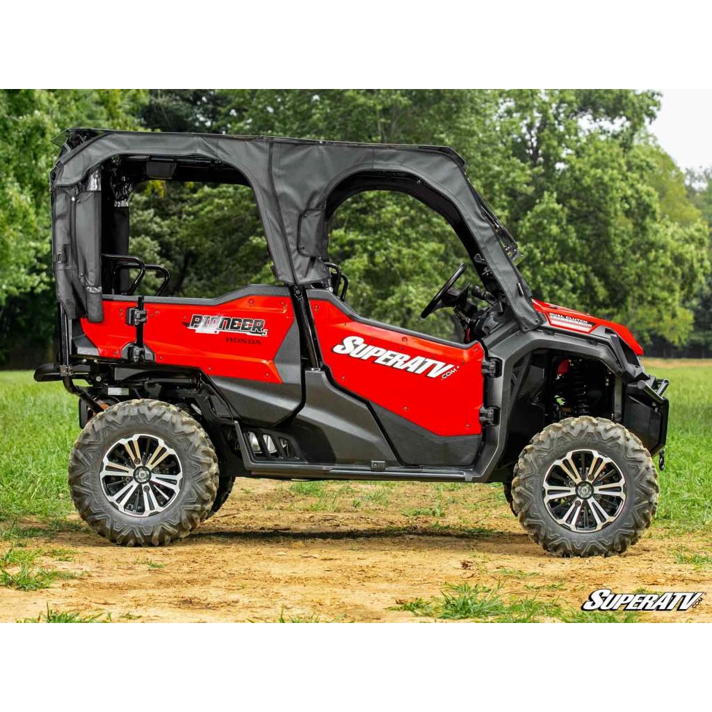 SuperATV Honda Pioneer 1000 - 5 Primal Soft Cab Enclosure Upper Doors - MojoMotoSport.com