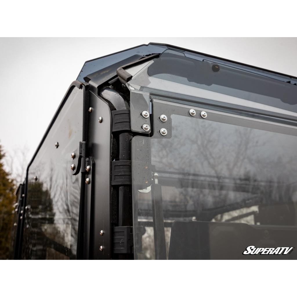 SuperATV Honda Pioneer 1000 - 5 Rear Flip Windshield - MojoMotoSport.com