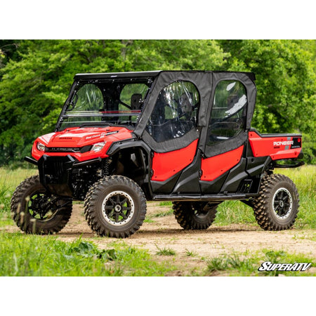 SuperATV Honda Pioneer 1000 - 6 Primal Soft Cab Enclosure Upper Doors - MojoMotoSport.com