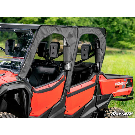 SuperATV Honda Pioneer 1000 - 6 Primal Soft Cab Enclosure Upper Doors - MojoMotoSport.com