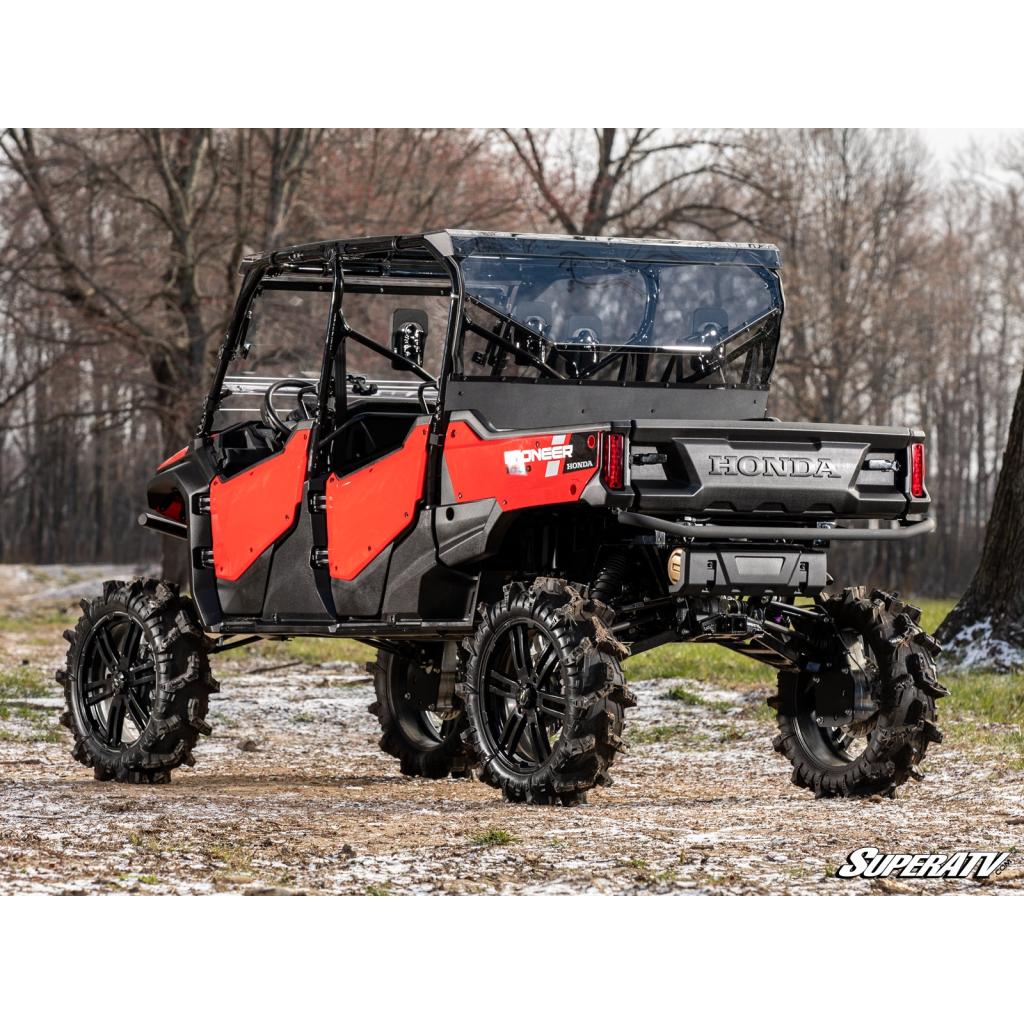 SuperATV Honda Pioneer 1000 - 6 Rear Windshield - MojoMotoSport.com