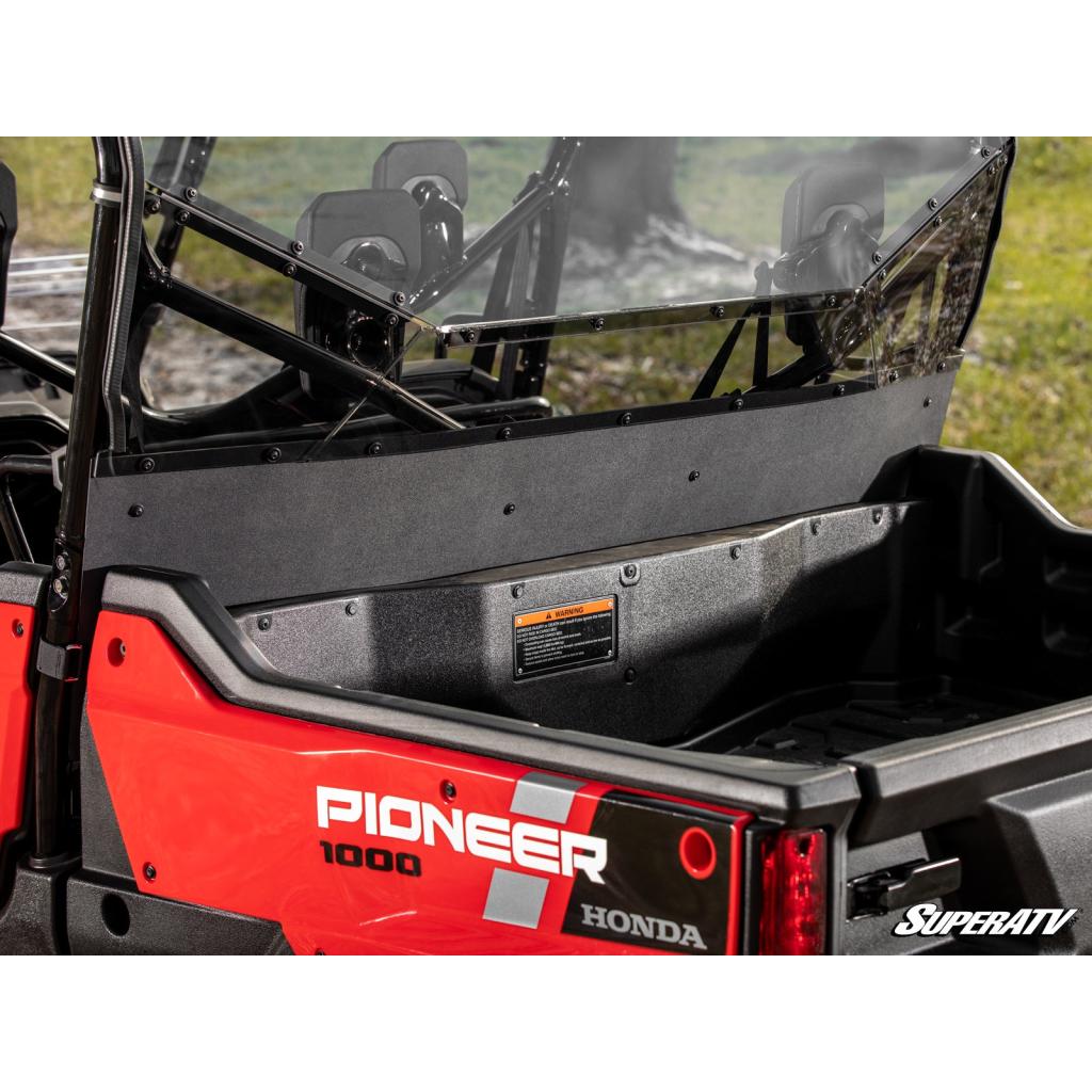 SuperATV Honda Pioneer 1000 - 6 Rear Windshield - MojoMotoSport.com
