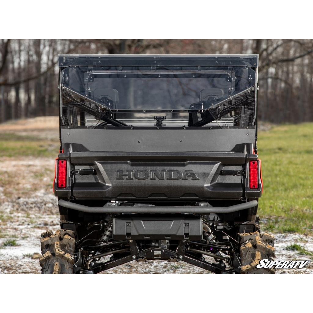 SuperATV Honda Pioneer 1000 - 6 Rear Windshield - MojoMotoSport.com
