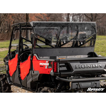 SuperATV Honda Pioneer 1000 - 6 Rear Windshield - MojoMotoSport.com