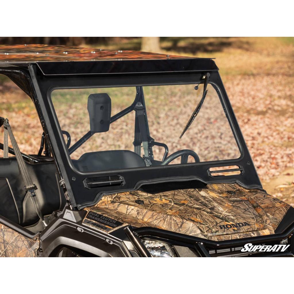 SuperATV Honda Pioneer 1000 Glass Windshield - MojoMotoSport.com