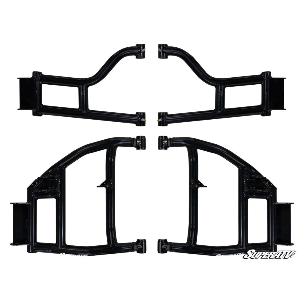 SuperATV Honda Pioneer 1000 High Clearance 1.5" Offset Rear A - Arms - MojoMotoSport.com