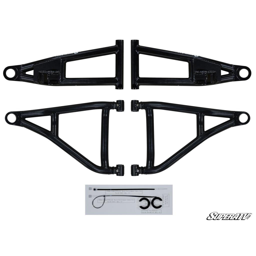 SuperATV Honda Pioneer 1000 High Clearance Forward 1.5" Offset A - Arms - MojoMotoSport.com