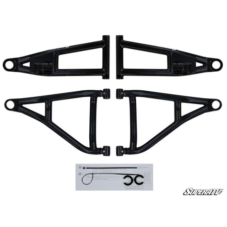 SuperATV Honda Pioneer 1000 High Clearance Forward 1.5" Offset A - Arms - MojoMotoSport.com