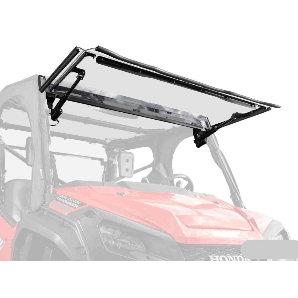 SuperATV Honda Pioneer 1000 MaxDrive Power Flip Windshield - MojoMotoSport.com