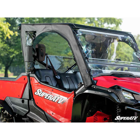 SuperATV Honda Pioneer 1000 Primal Soft Cab Enclosure Upper Doors - MojoMotoSport.com
