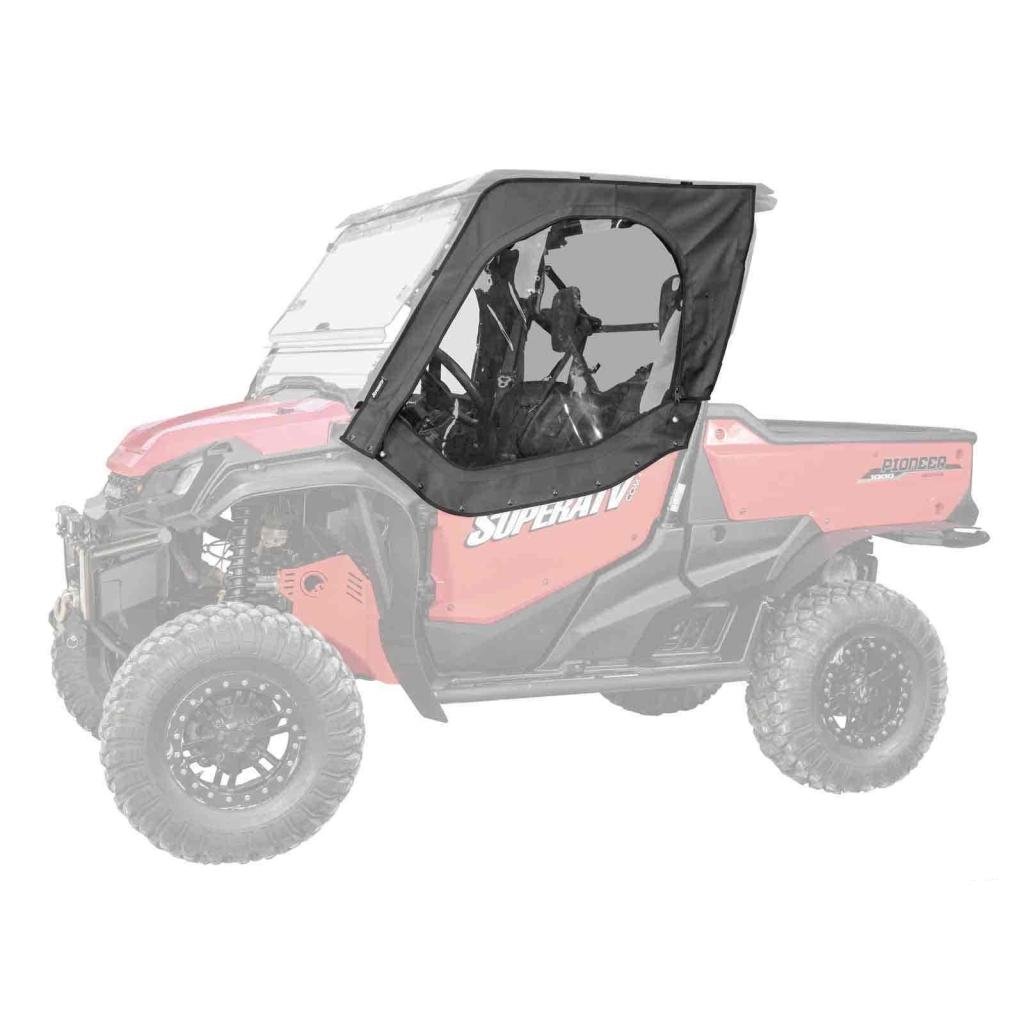 SuperATV Honda Pioneer 1000 Primal Soft Cab Enclosure Upper Doors - MojoMotoSport.com