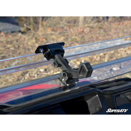 SuperATV Honda Pioneer 1000 Scratch - Resistant Flip Windshield - MojoMotoSport.com