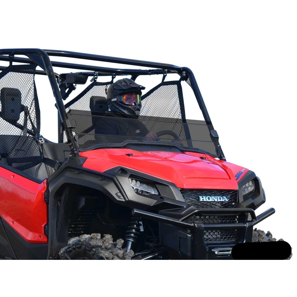 SuperATV Honda Pioneer 1000 Scratch Resistant Half Windshield - MojoMotoSport.com