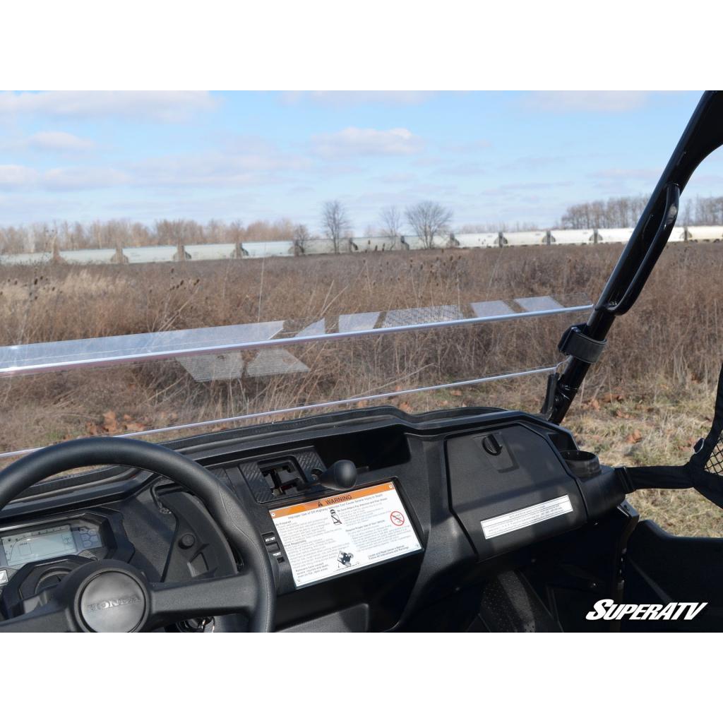 SuperATV Honda Pioneer 1000 Scratch Resistant Half Windshield - MojoMotoSport.com