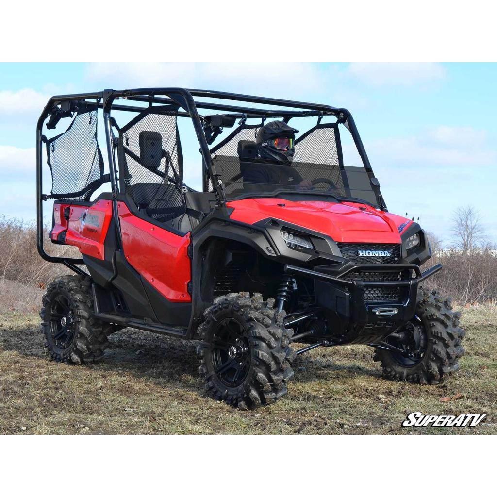 SuperATV Honda Pioneer 1000 Scratch Resistant Half Windshield - MojoMotoSport.com