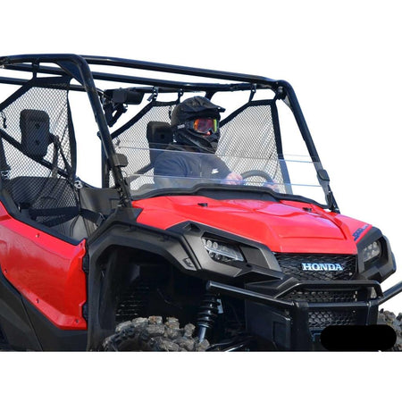 SuperATV Honda Pioneer 1000 Scratch Resistant Half Windshield - MojoMotoSport.com