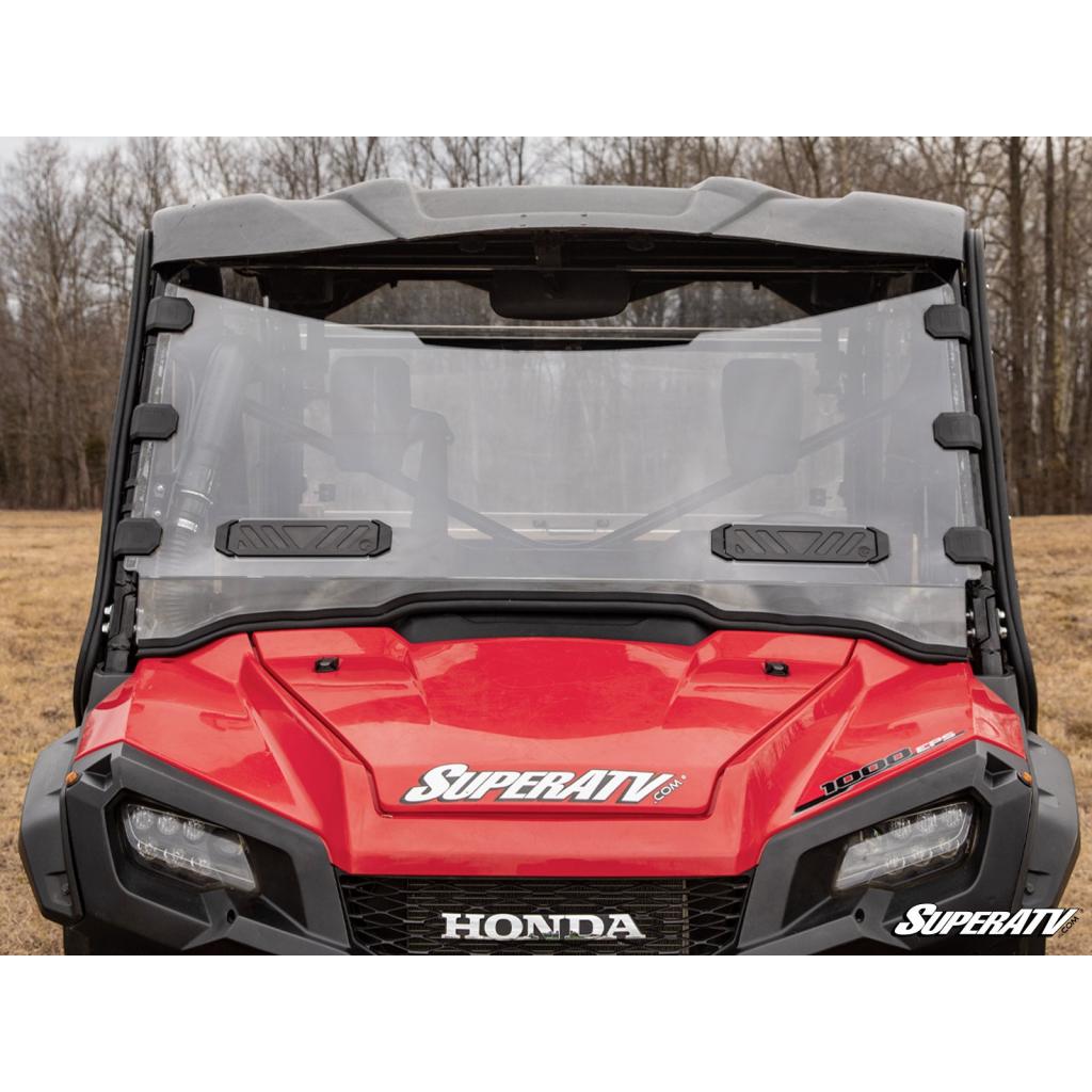 SuperATV Honda Pioneer 1000 Vented Full Windshield - MojoMotoSport.com