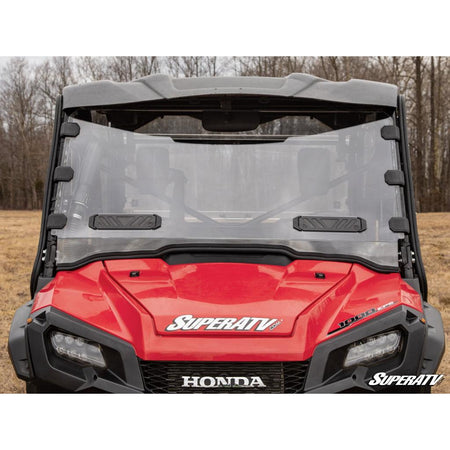 SuperATV Honda Pioneer 1000 Vented Full Windshield - MojoMotoSport.com