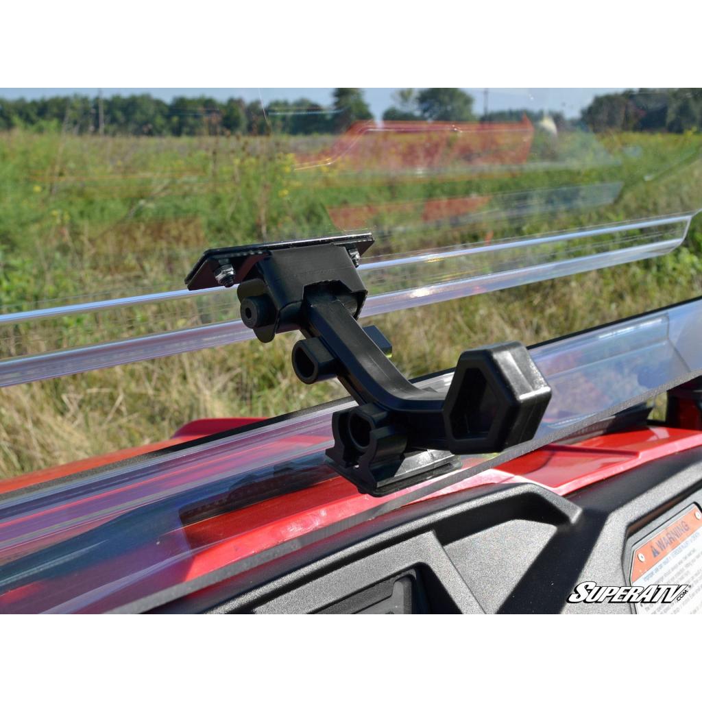 SuperATV Honda Pioneer 500 Scratch Resistant Flip Windshield - MojoMotoSport.com