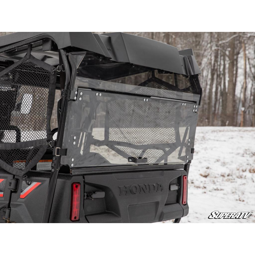 SuperATV Honda Pioneer 700 - 4 Rear Windshield - MojoMotoSport.com