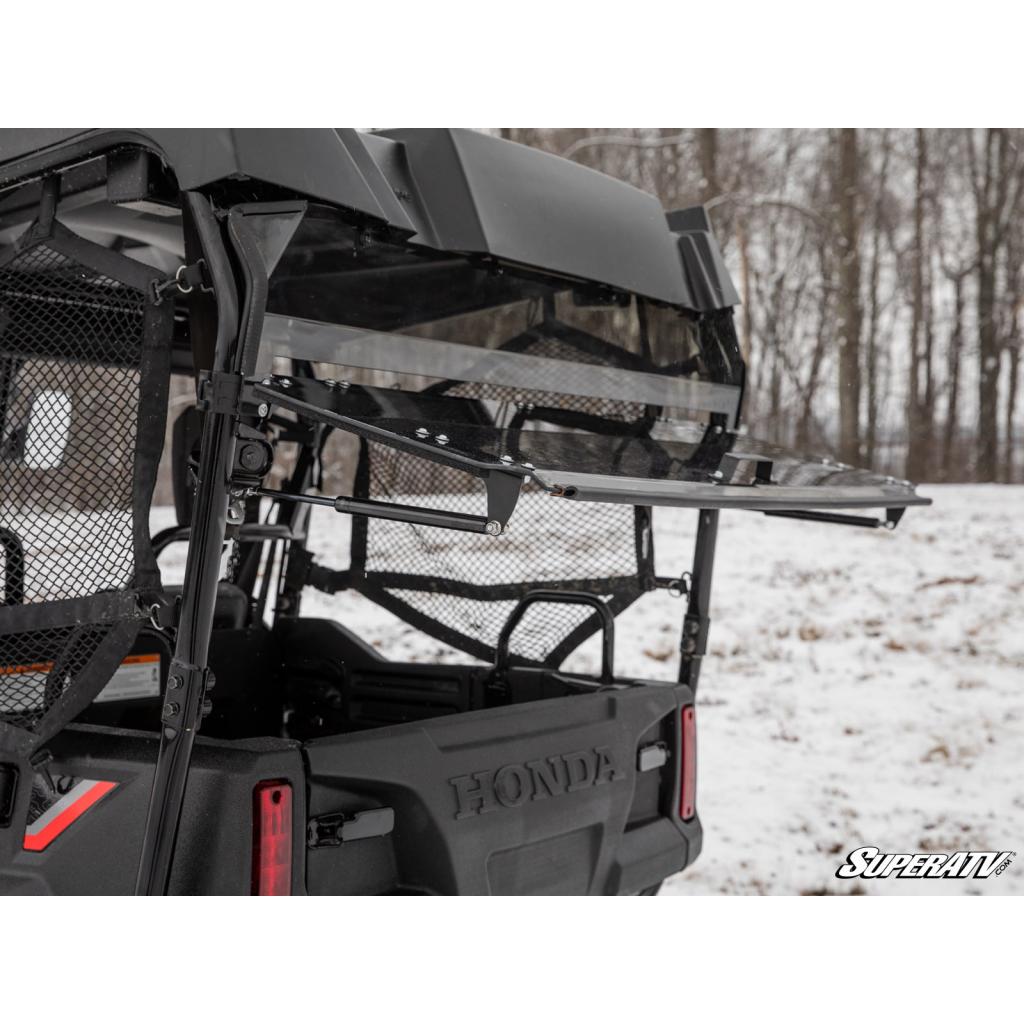 SuperATV Honda Pioneer 700 - 4 Rear Windshield - MojoMotoSport.com
