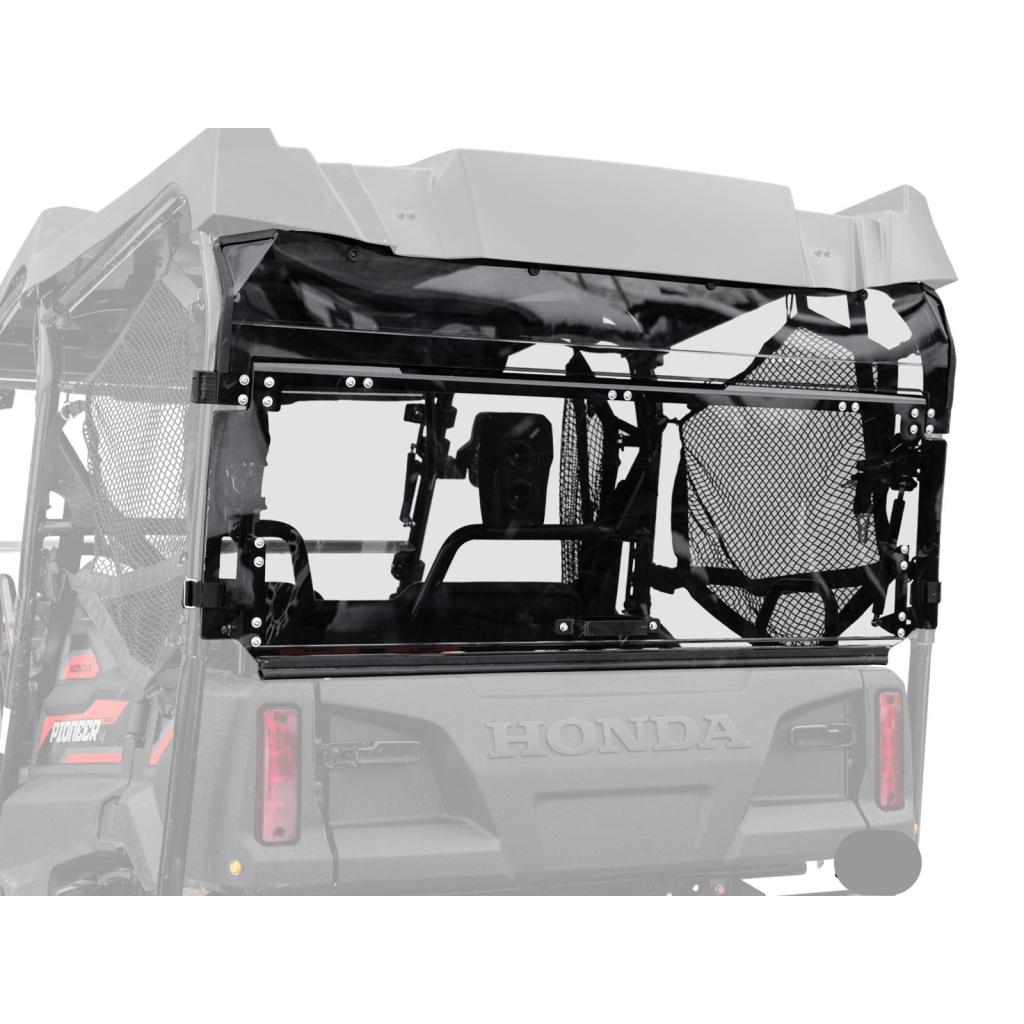 SuperATV Honda Pioneer 700 - 4 Rear Windshield - MojoMotoSport.com