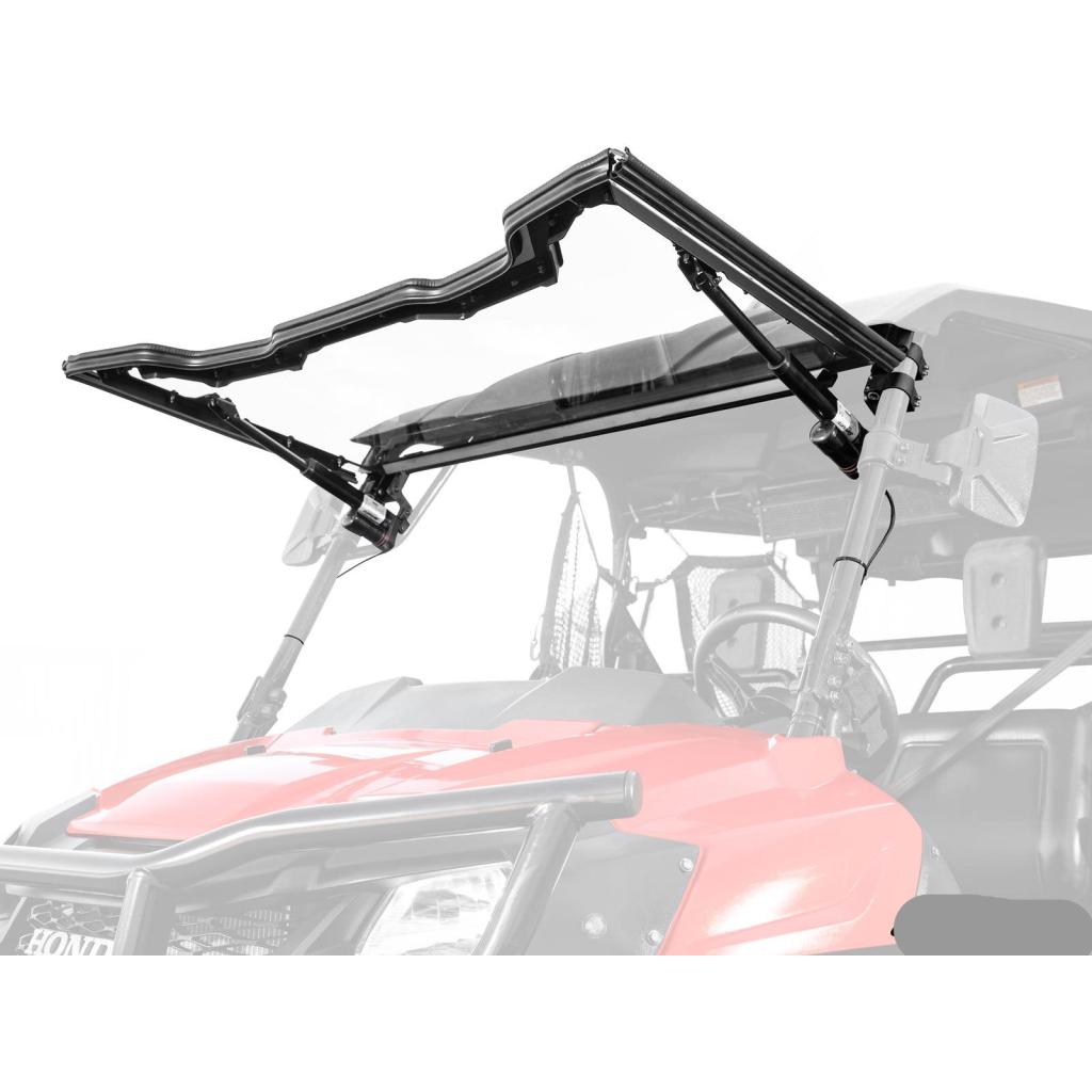 SuperATV Honda Pioneer 700 MaxDrive Power Flip Windshield - MojoMotoSport.com