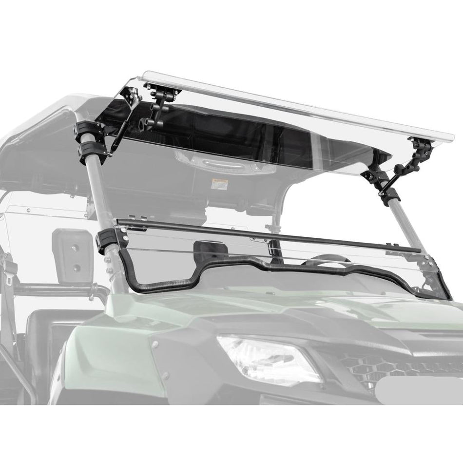 SuperATV Honda Pioneer 700 Scratch Resistant Flip Windshield - MojoMotoSport.com