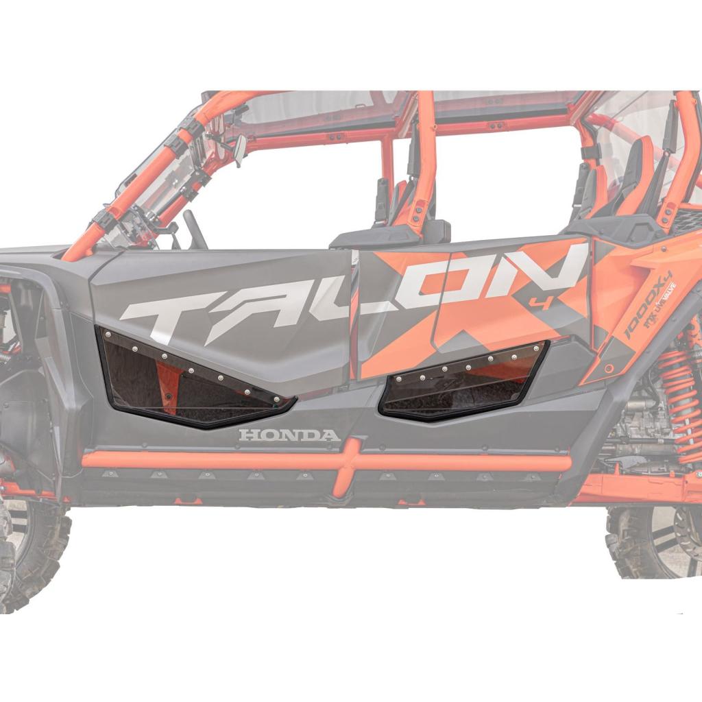 SuperATV Honda Talon 1000 Clear Lower Doors - MojoMotoSport.com
