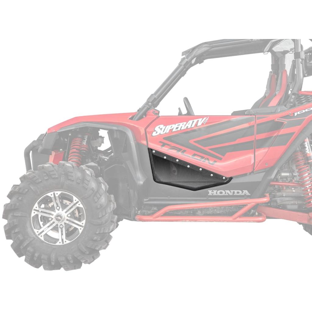 SuperATV Honda Talon 1000 Clear Lower Doors - MojoMotoSport.com