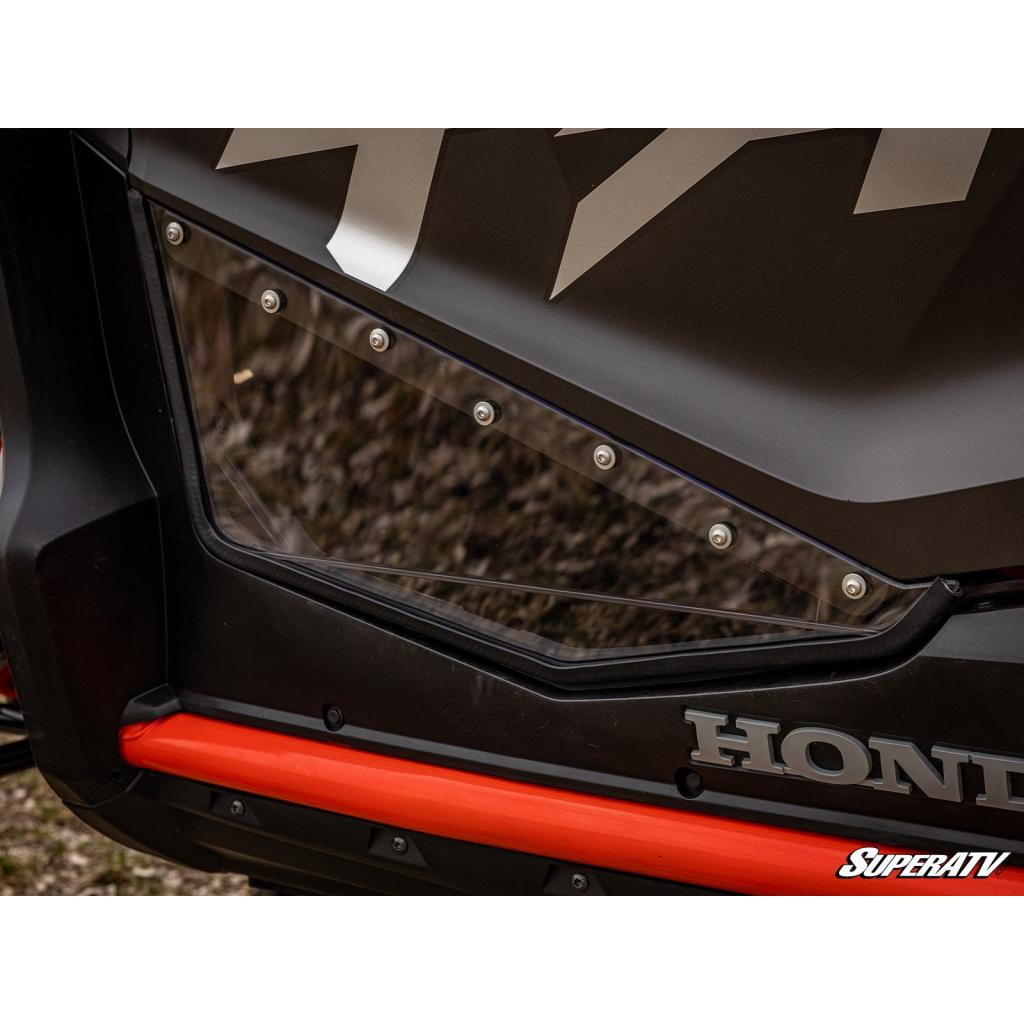 SuperATV Honda Talon 1000 Clear Lower Doors - MojoMotoSport.com