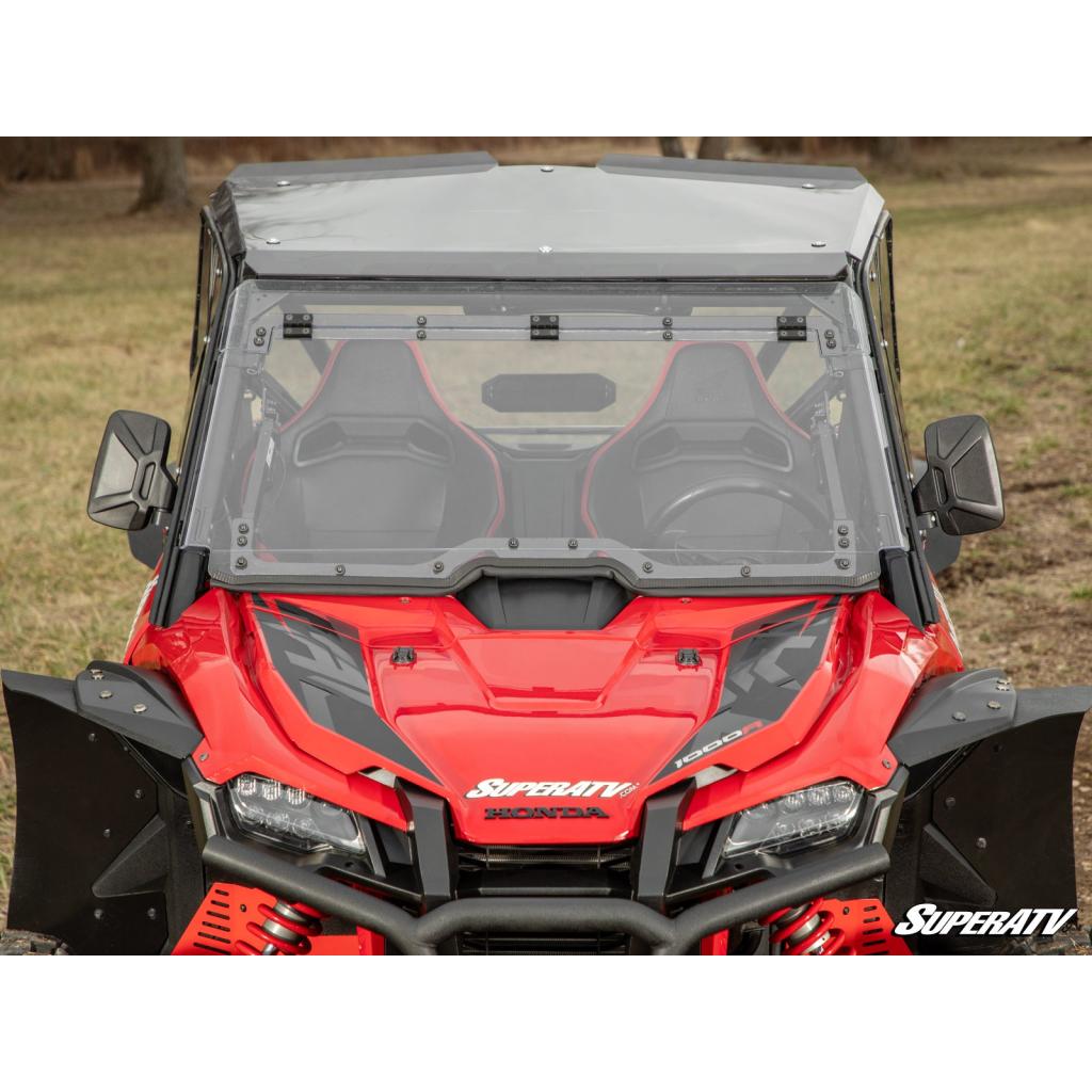 SuperATV Honda Talon 1000 MaxDrive Power Flip Windshield - MojoMotoSport.com