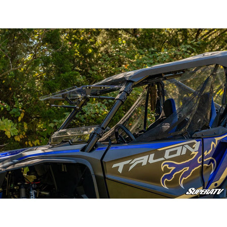 SuperATV Honda Talon 1000 Scratch Resistant Flip Windshield - MojoMotoSport.com